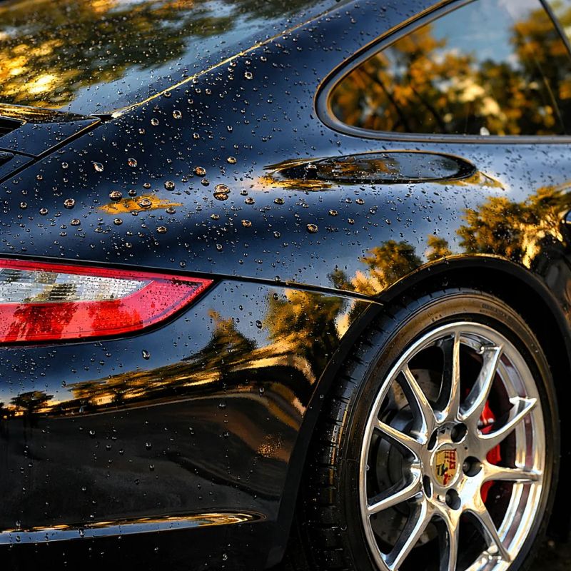 Clean vehicle receiving an efficient express detailing service in Fort Worth, Texas